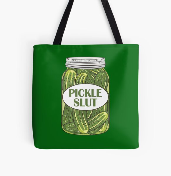 Pickle Bucket Tote Bag, Gray 