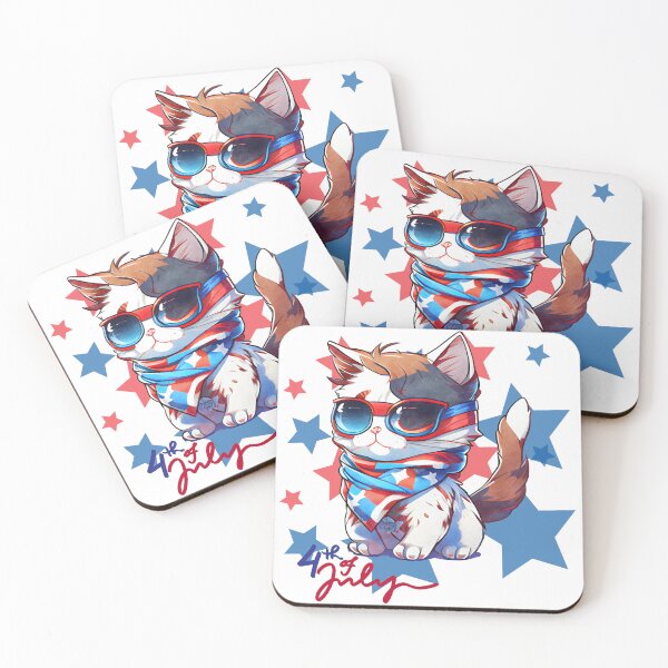Item preview, 4th of July, Memorial Day, Cat USA designed and sold by kowal11.