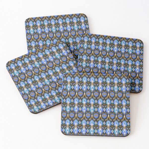 Item preview, Ikat uzbek pattern designed and sold by Alessandro Remo Mazzoni Remotextiles.