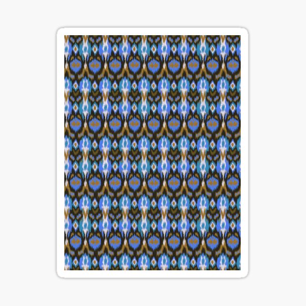Item preview, Ikat uzbek pattern designed and sold by Alessandro Remo Mazzoni Remotextiles.