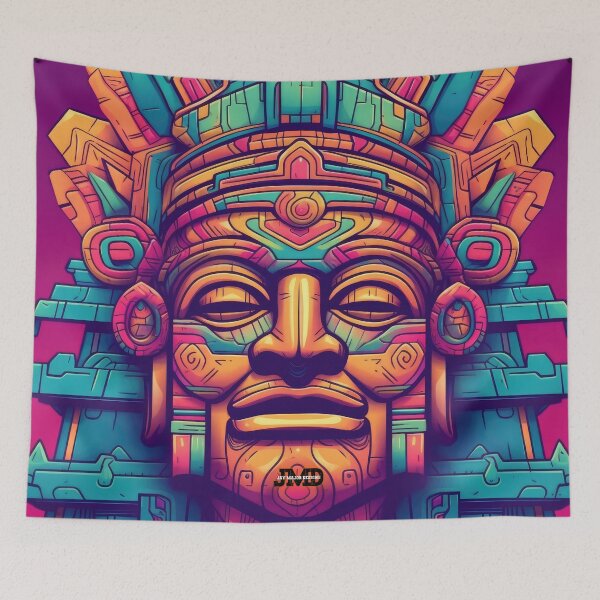 Item preview, Aztec Masks 23 of 24 designed and sold by Jenson Major.
