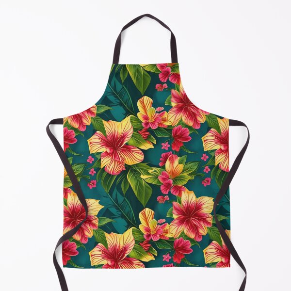 Item preview, "Hawaii batik flower pattern in neon." designed and sold by OasisOfGraphics.