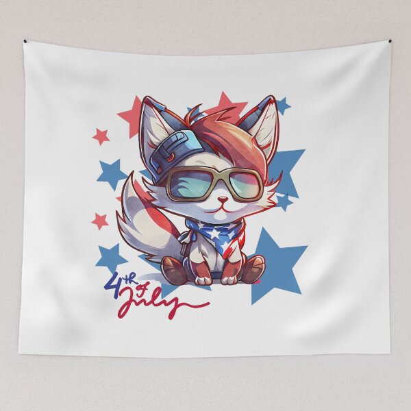 Item preview, 4th of July, Memorial Day, Fox USA designed and sold by kowal11.