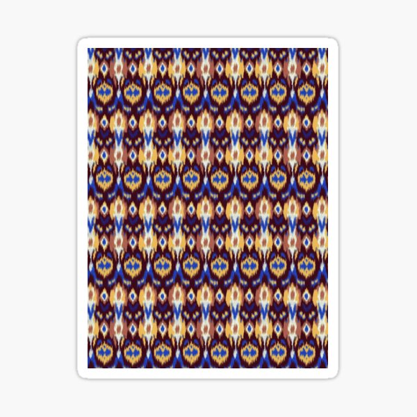 Item preview, Ikat uzbek pattern designed and sold by Alessandro Remo Mazzoni Remotextiles.