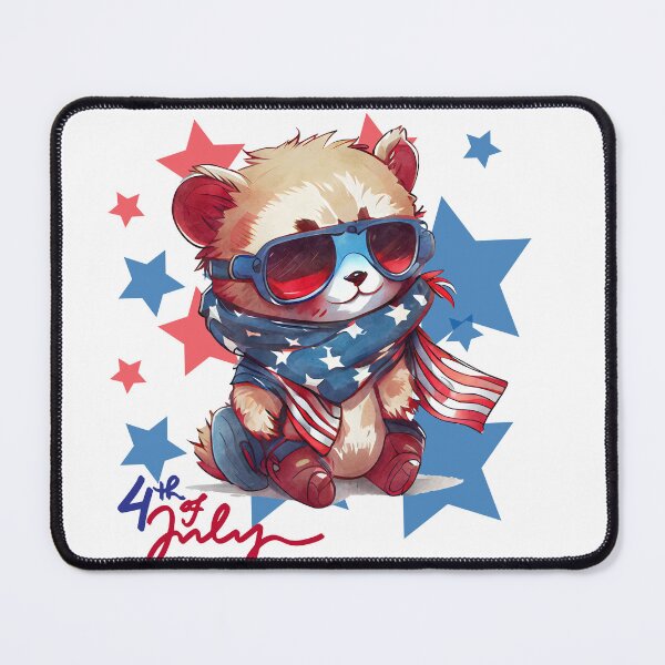 Item preview, 4th of July, Memorial Day, Bear USA designed and sold by kowal11.