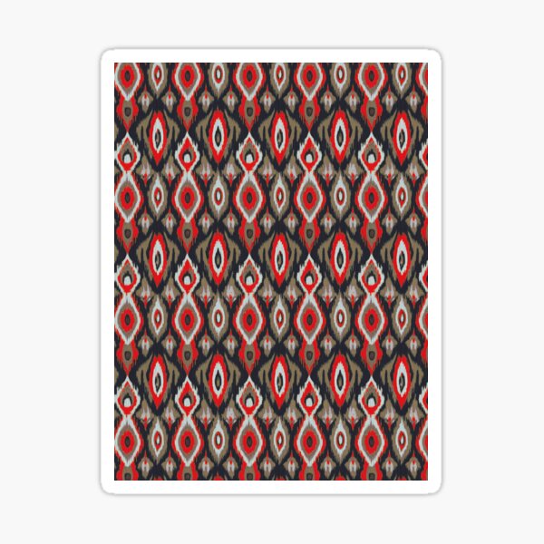 Item preview, Ikat uzbek pattern designed and sold by Alessandro Remo Mazzoni Remotextiles.