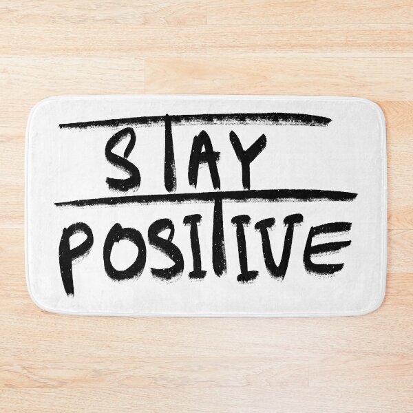 Item preview, Stay Positive Creative Typographic Quote Design Sticker, Mug, Shirt Print  designed and sold by Muhammad  Toqeer.