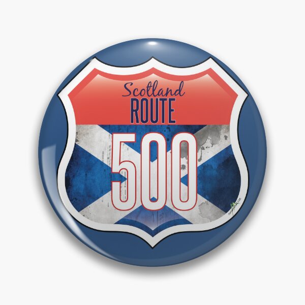 Item preview, Highlands Route 500 Scotland Sticker T-Shirt 11 designed and sold by OuterShellUK.