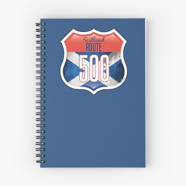 Item preview, Highlands Route 500 Scotland Sticker T-Shirt 11 designed and sold by OuterShellUK.