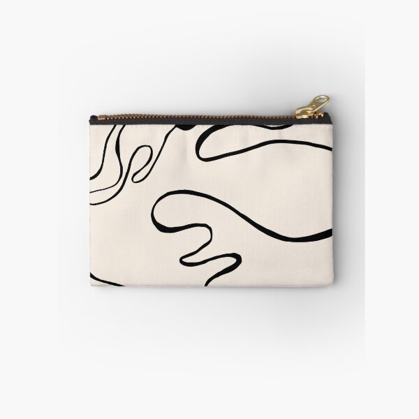 Item preview, Abstract Curvy Lines Beige Dark | Part of the Scandinavian Edit designed and sold by IvoryNordic.