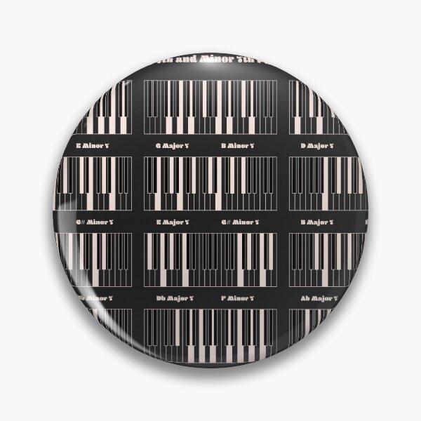 Item preview, A Circle of Fifth Major 7th and Minor 7th Piano Chord Progression V11 bis designed and sold by vincentdavigo.