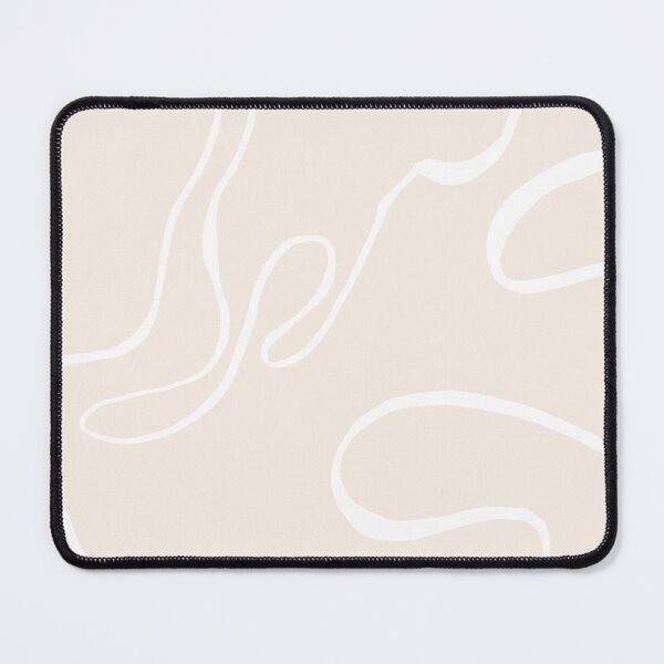 Item preview, Abstract Curvy Lines Beige Light | Part of the Scandinavian Edit designed and sold by IvoryNordic.