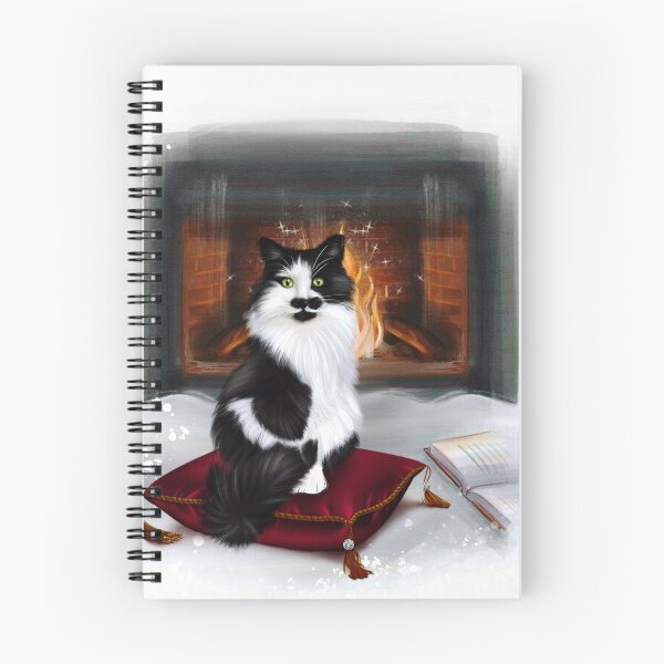 Item preview, Copy of The Cozy Life of a Fluffy Cat by the Fireplace designed and sold by Elizande.