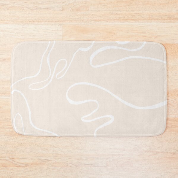 Item preview, Abstract Curvy Lines Beige Light | Part of the Scandinavian Edit designed and sold by IvoryNordic.