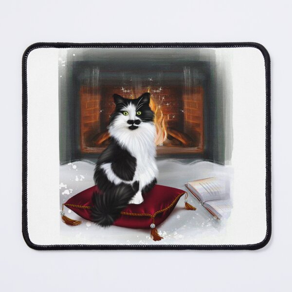 Item preview, Copy of The Cozy Life of a Fluffy Cat by the Fireplace designed and sold by Elizande.