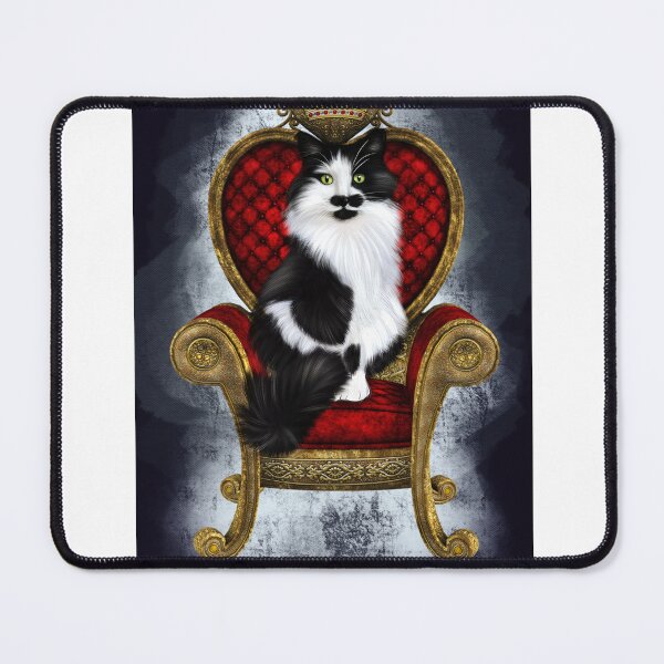 Item preview, The Regal Life of a Fluffy Cat on a Royal Armchair designed and sold by Elizande.