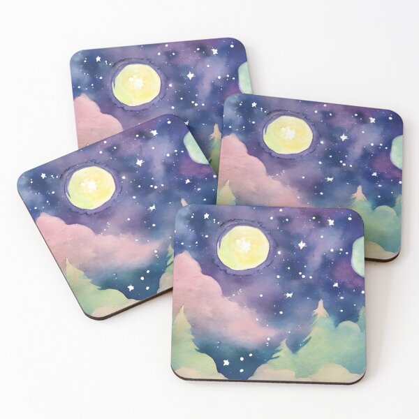 Item preview, Moonlit Landscape designed and sold by SyphaTechno.