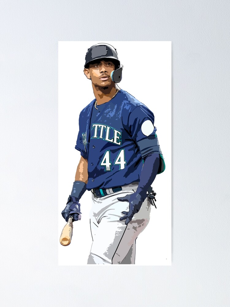  Julio Rodriguez Baseball Star Drawing Style Poster