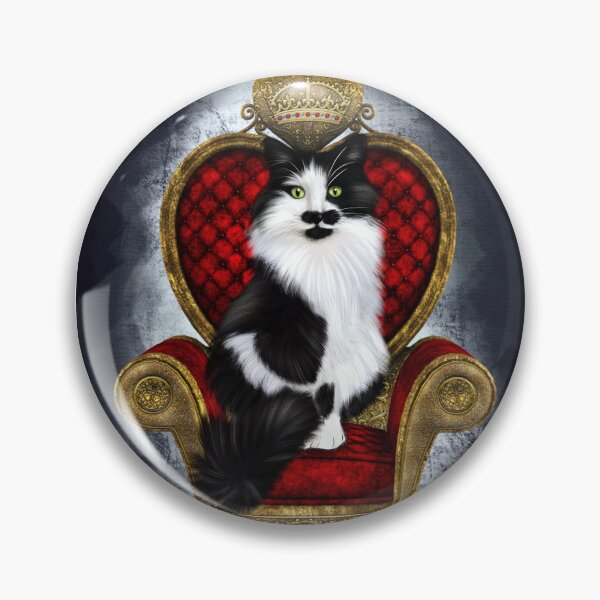 Item preview, The Regal Life of a Fluffy Cat on a Royal Armchair designed and sold by Elizande.