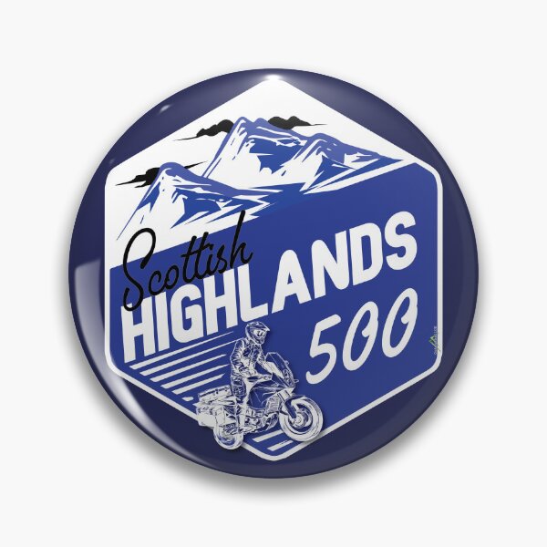 Item preview, Highlands Route 500 Scotland Motrcycle Sticker T-Shirt 14 designed and sold by OuterShellUK.