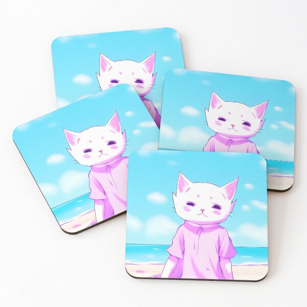 Item preview, Kitten at the beach designed and sold by LeftoRight.