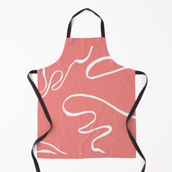 Item preview, Abstract Curvy Lines Red | Part of the Scandinavian Edit designed and sold by IvoryNordic.