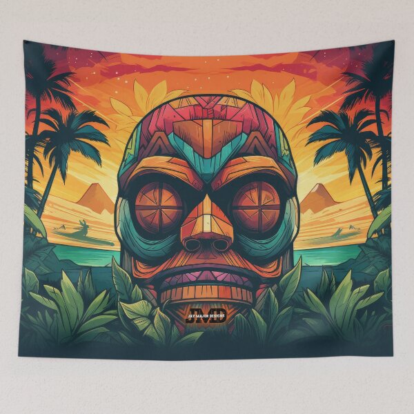 Item preview, Polynesian Tiki Masks 2 of 28 designed and sold by Jenson Major.