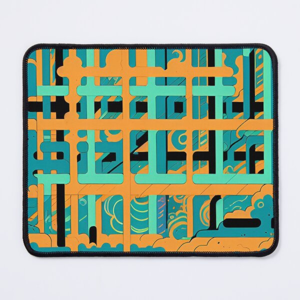 Item preview, Artistic patterns of orange and crimson stripes  designed and sold by Ibrahimhema5.