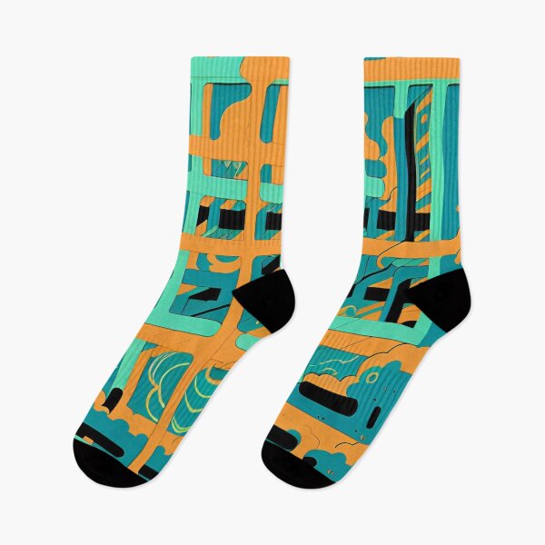 Item preview, Artistic patterns of orange and crimson stripes  designed and sold by Ibrahimhema5.