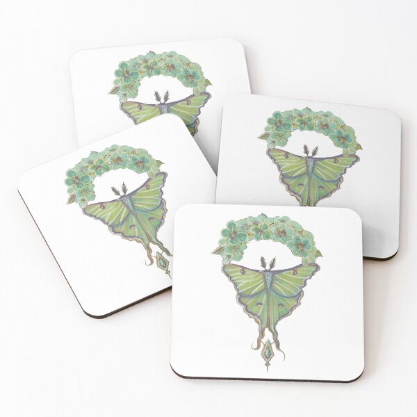 Item preview, Copy of Luna moth floral art by Renee Lavoie designed and sold by Renee Lavoie.