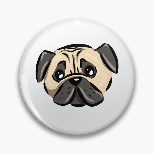 Item preview, Pug face designed and sold by Yama-inu.