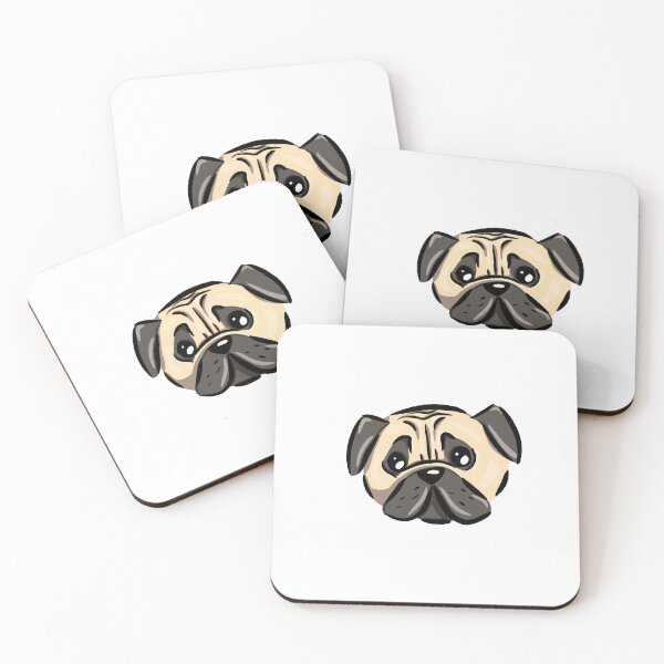 Item preview, Pug face designed and sold by Yama-inu.