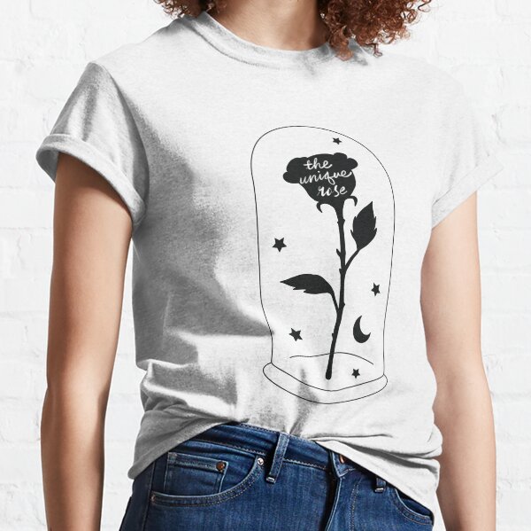 Le petit prince Rose, la rose unique T-shirt classique
