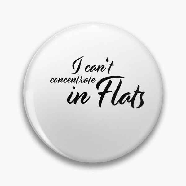 Item preview, I can't concentrate in flats designed and sold by carolslovelyart.