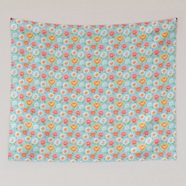 Item preview, Blossoming Fashion: A Delicate Floral Fabric Pattern #1 designed and sold by AntielARt.