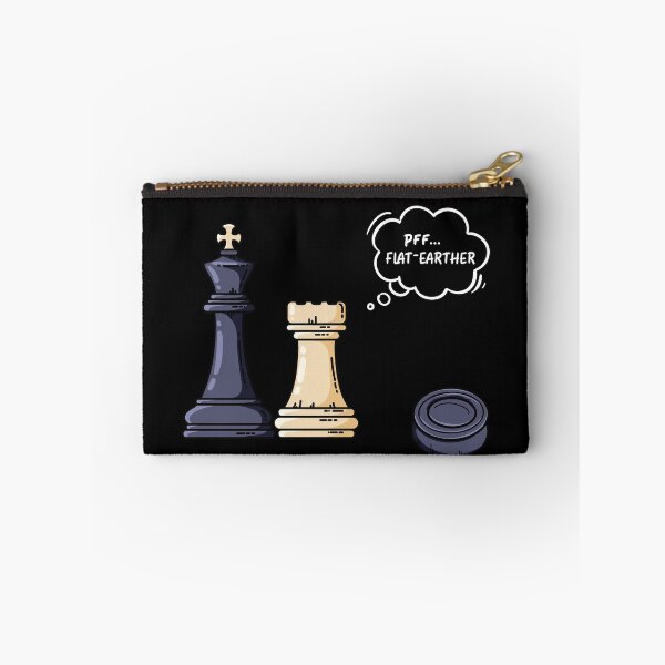 Item preview, Chess player design - chess motif flat earth designed and sold by MerchPaw.