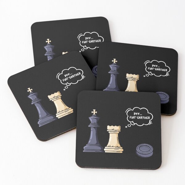 Item preview, Chess player design - chess motif flat earth designed and sold by MerchPaw.