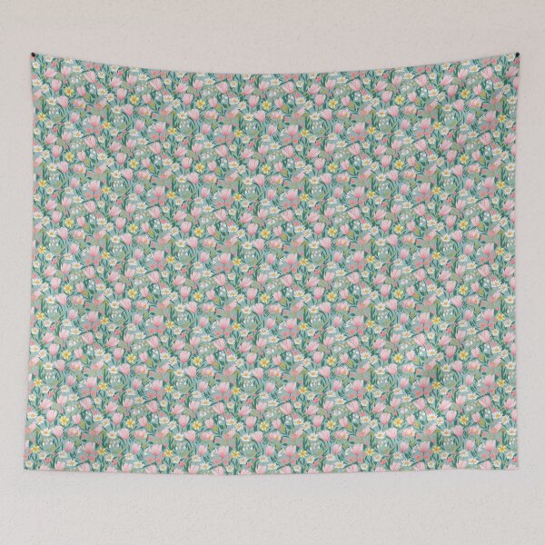Item preview, Blossoming Fashion: A Delicate Floral Fabric Pattern #3 designed and sold by AntielARt.