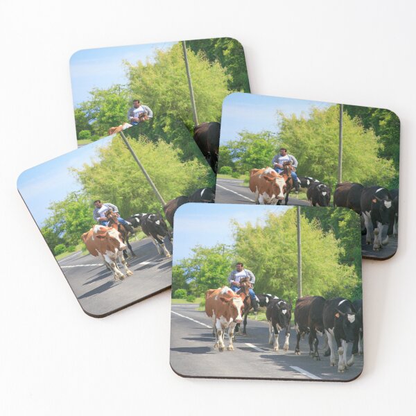 Item preview, Farmer and cows designed and sold by Gaspar Avila.