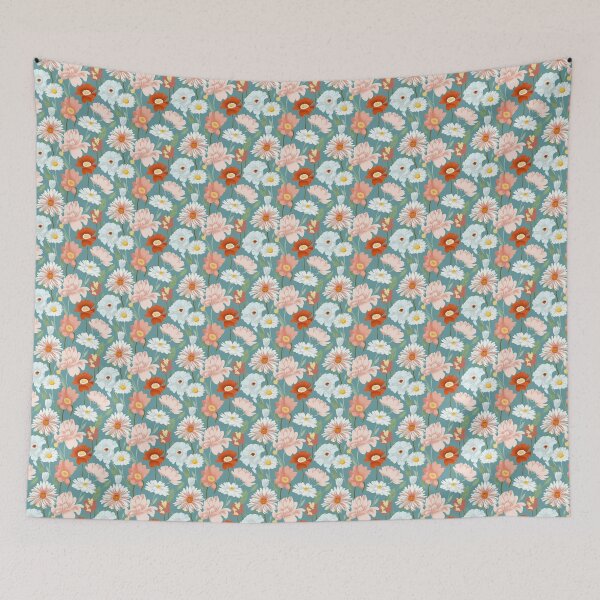 Item preview, Blossoming Fashion: A Delicate Floral Fabric Pattern #4 designed and sold by AntielARt.