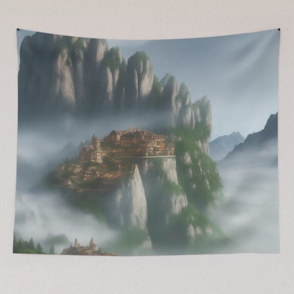 Item preview, Valley of the Fantastic Village designed and sold by kedardesign.