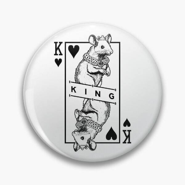 Item preview, Fancy Mouse Lover King Of Hearts Funny Pet Rodent Pop Art designed and sold by GrandeDuc.