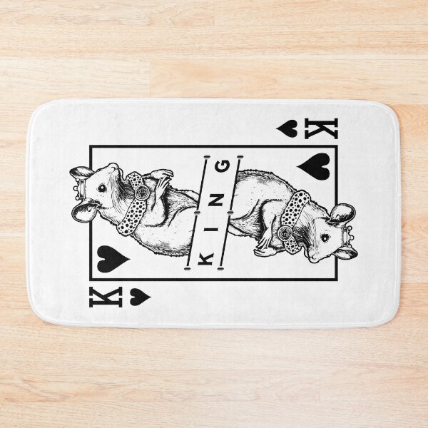 Item preview, Fancy Mouse Lover King Of Hearts Funny Pet Rodent Pop Art designed and sold by GrandeDuc.