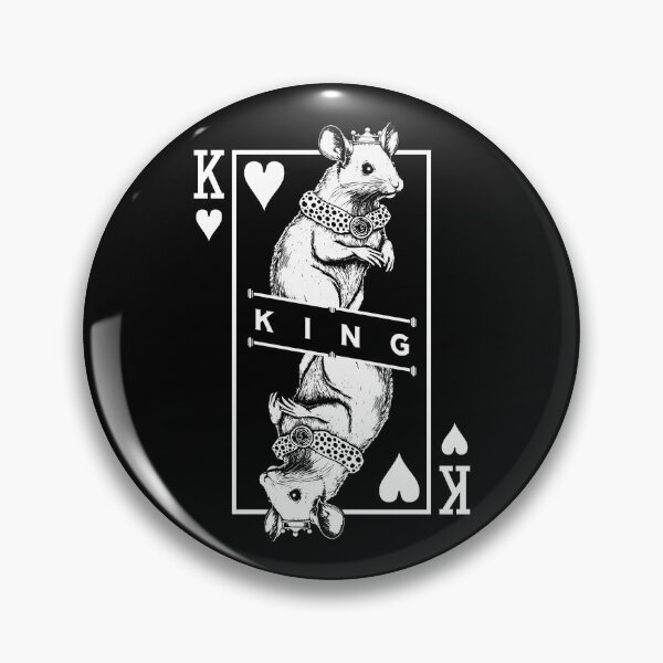 Item preview, Fancy Mouse Lover King Of Hearts Funny Pet Rodent Pop Art designed and sold by GrandeDuc.