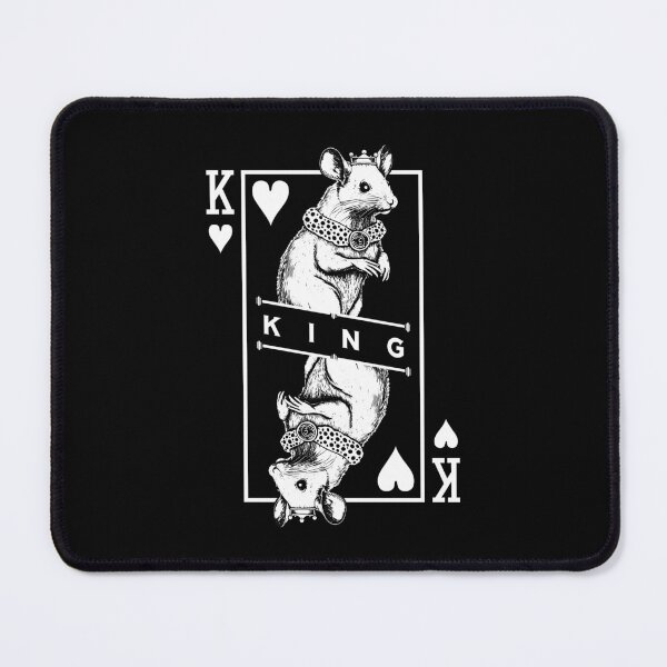 Item preview, Fancy Mouse Lover King Of Hearts Funny Pet Rodent Pop Art designed and sold by GrandeDuc.