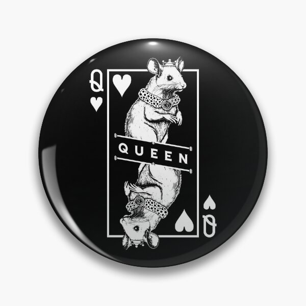 Item preview, Fancy Mouse Lover Queen Of Hearts Funny Pet Rodent Pop Art designed and sold by GrandeDuc.
