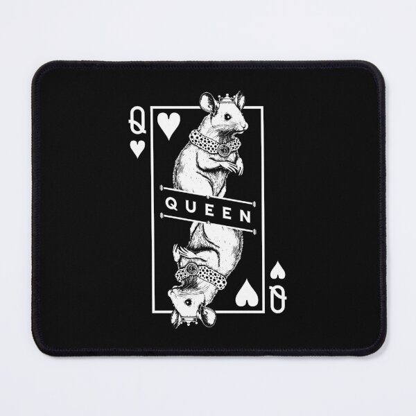 Item preview, Fancy Mouse Lover Queen Of Hearts Funny Pet Rodent Pop Art designed and sold by GrandeDuc.