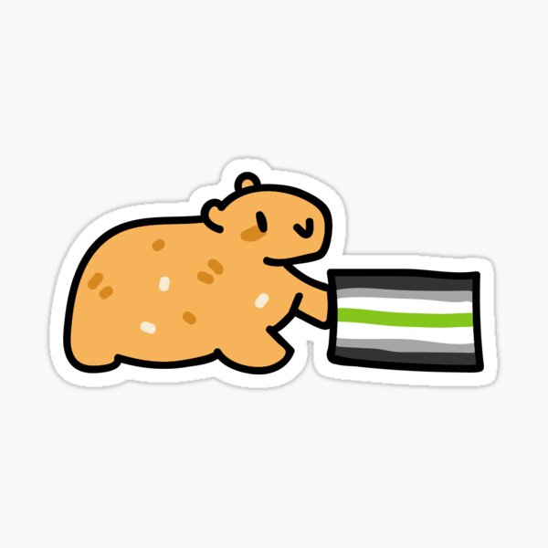 Artikel-Vorschau von Agender Capybara, designt und verkauft von TeaBag114.