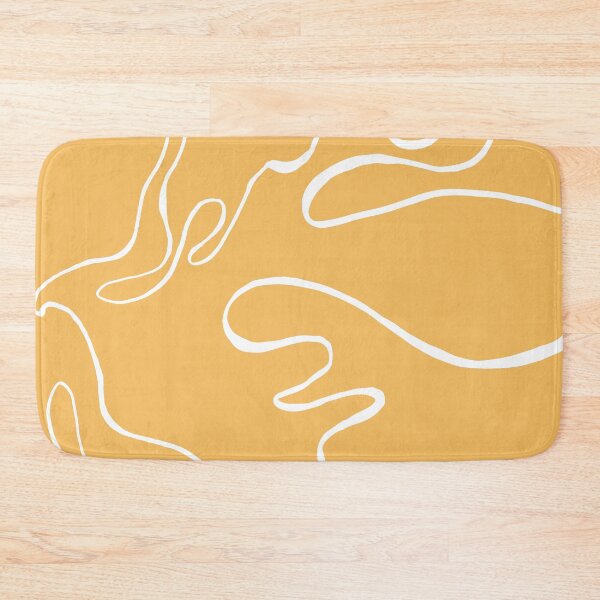 Item preview, Abstract Curvy Lines Orange | Part of the Scandinavian Edit designed and sold by IvoryNordic.