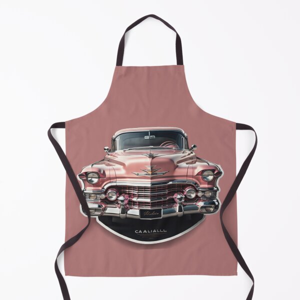 Artikelvorschau, Vintager rosa Cadillac für Liebhaber des Retro-Stils und Auto-Enthusiasten entworfen und verkauft von Nostalgic-co.
